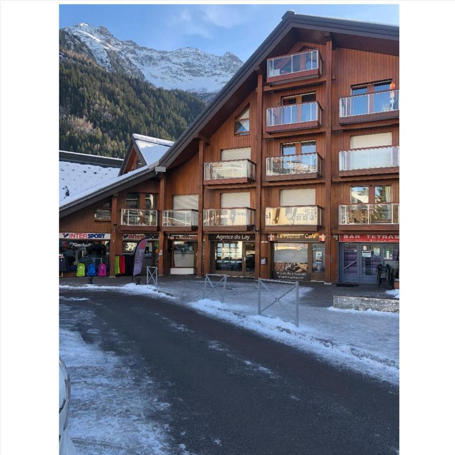 Bel Appartement En Residence Les Contamines-Montjoie Exteriör bild